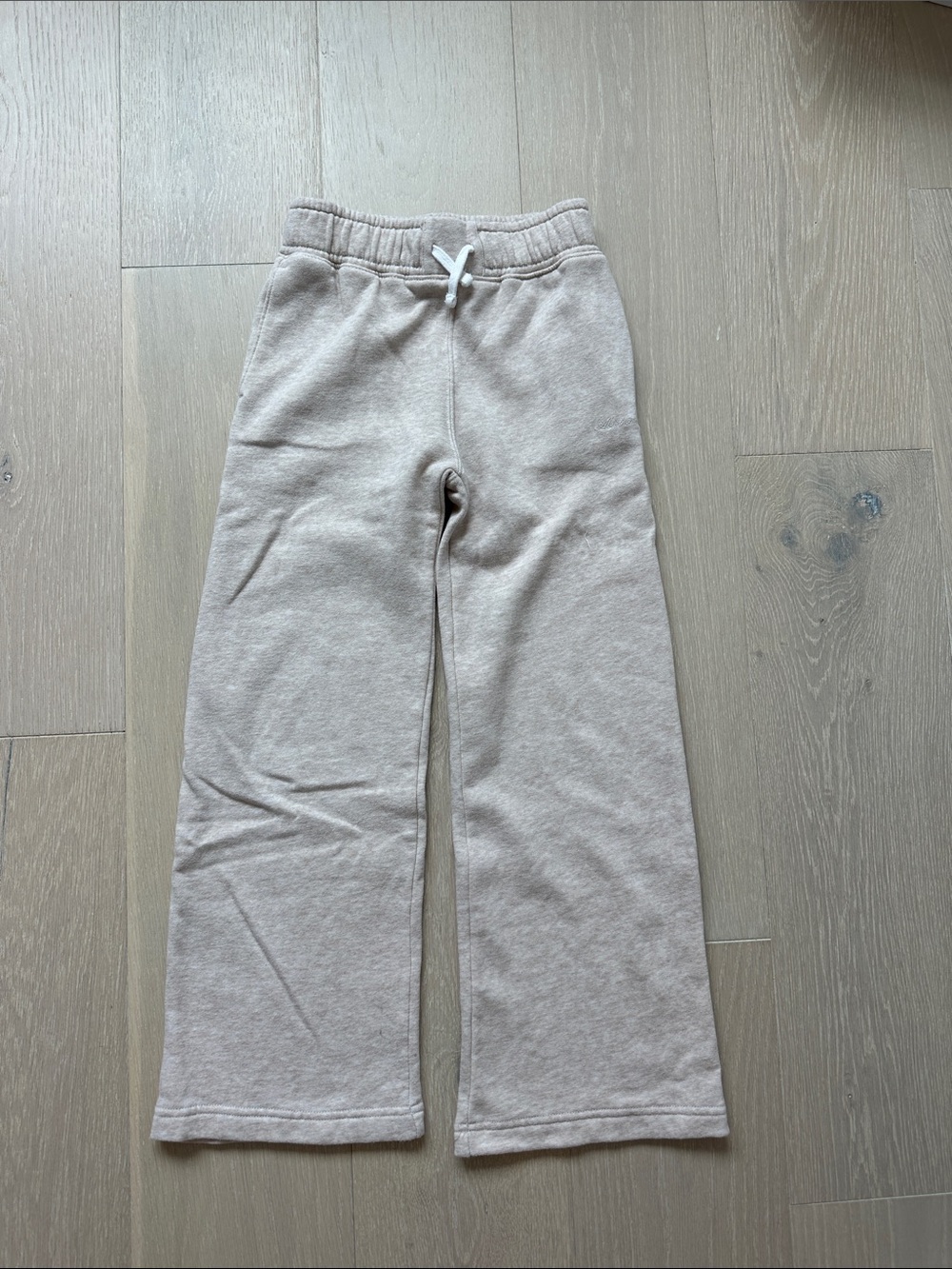 Abercrombie & Fitch Kids Beige Wide-Leg Sweatpants